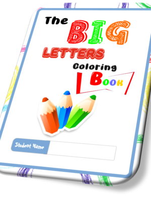 THE BIG LETTER COLORING BOOK
