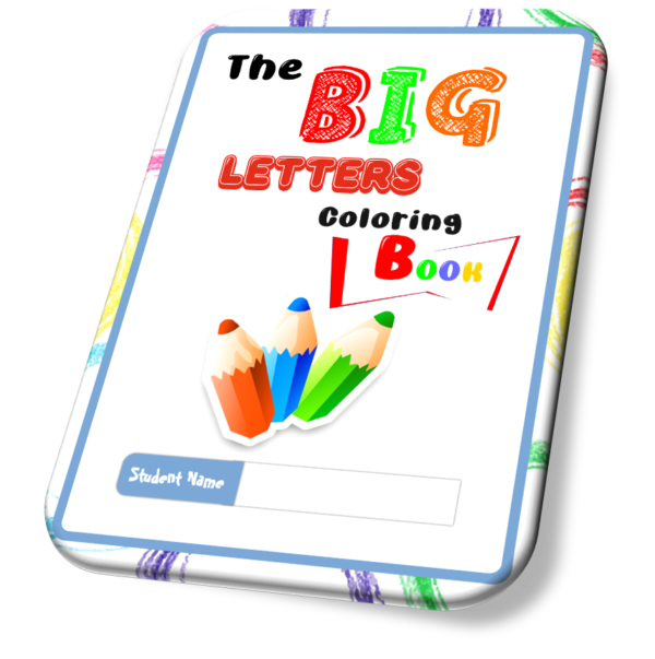 THE BIG LETTER COLORING BOOK
